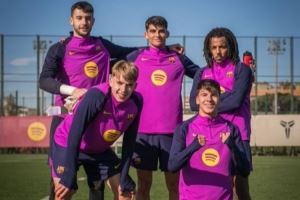 记者报巴萨训练:霍安·加西亚准备复出,孔德从国家队回归训练